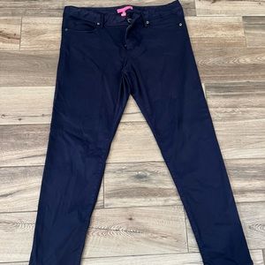 Lilly Pulitzer worth skinny jeans and navy